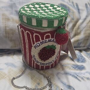 Beaded Jam Jar Bag